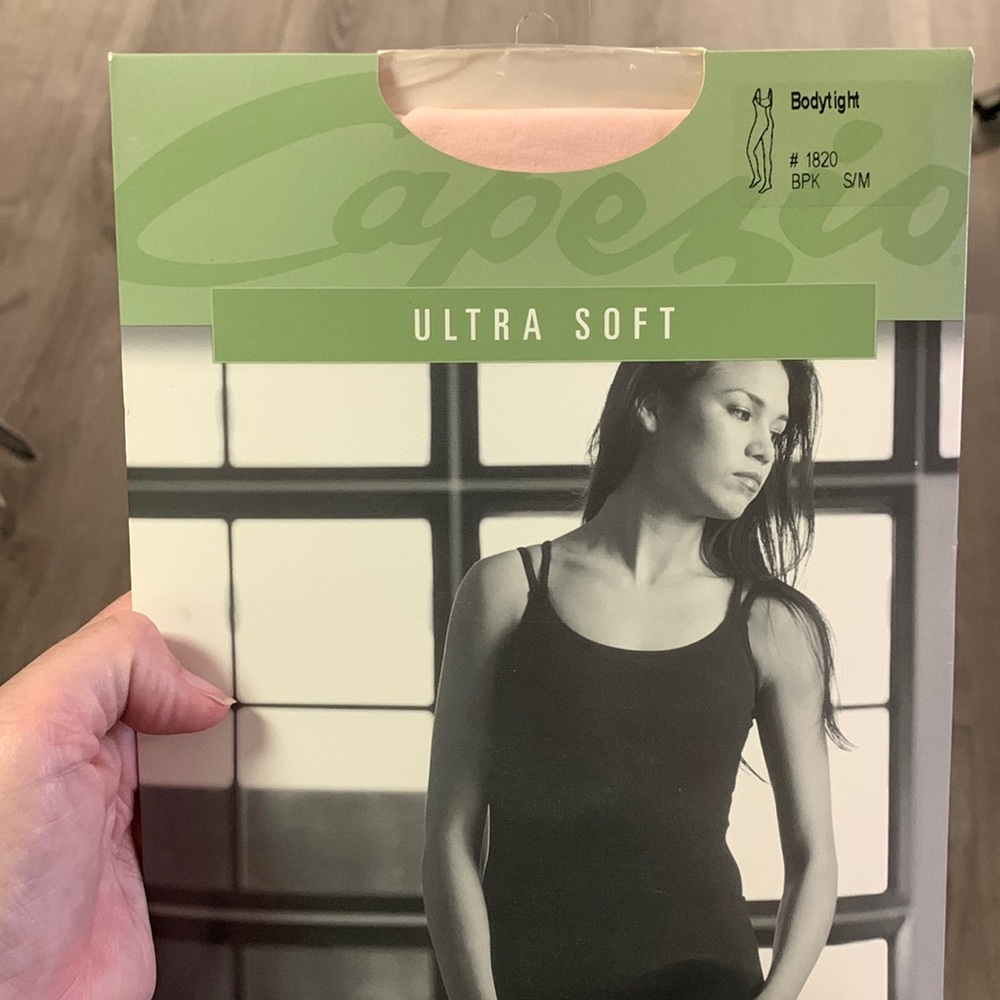 1820 capezio footed body tight